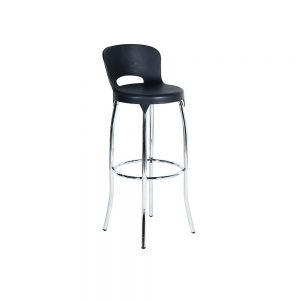 Asteroid-Bar-Stool---Black