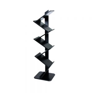 Brochure-Stand--Wooden-Black