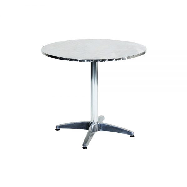 Cafe-Table-Round---Stainless-Steel