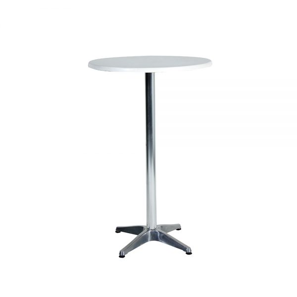 Cocktail-Table---Round---White