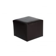 Ottoman-Cube--Black