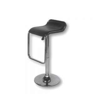 Waterfall-Bar-Stool---Black